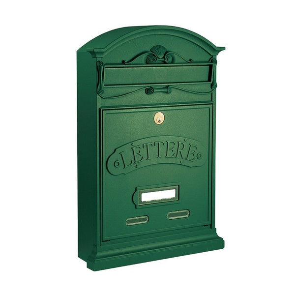 ALUBOX CASSETTA POSTALE MOD. LETTERE COLORE VERDE