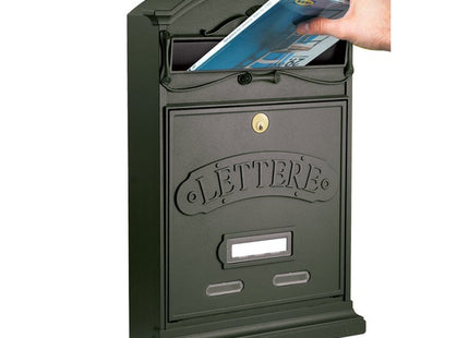 ALUBOX CASSETTA POSTALE MOD. LETTERE COLORE VERDE