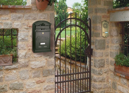 ALUBOX CASSETTA POSTALE MOD. LETTERE COLORE VERDE