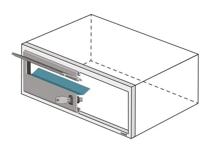 ALUBOX CASELLARIO POSTALE DA ESTERNO SLIM 3 POSTI ARGENTO