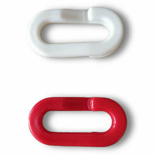 ANELLI DI GIUNZIONE IN PLASTICA PER CATENE SEGNALETICHE