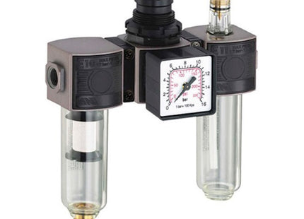 ANI ART. E/13/2 1/4"F GRUPPO FILTRO REGOLATORE E LUBRIFICATORE MODULARE