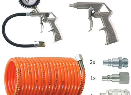 ANI ART. KIT/3 COMPACT PISTOLA SOFFIAGGIO GONFIAGGIO E TUBO IN KIT