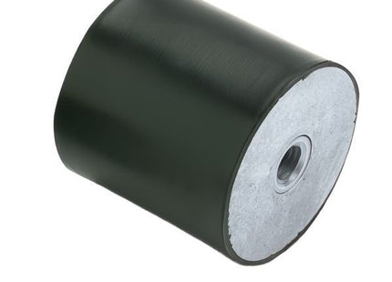 ANTIVIBRANTE IN GOMMA CILINDRICO FEMMINA/FEMMINA