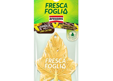AREXONS PROFUMATORE PER AUTO FRESCA FOGLIA FRAGRANZA VANIGLIA