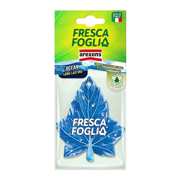 AREXONS PROFUMATORE PER AUTO FRESCA FOGLIA FRAGRANZA OCEAN