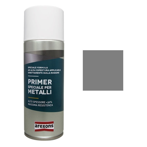 AREXONS SMALTO SPECIALE METALLI FONDO ANTIRUGGINE GRIGIO SPRAY ML400