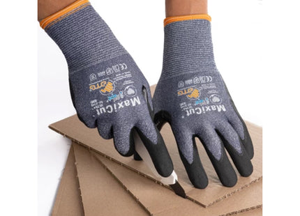 ATG GUANTI MOD. MAXICUT ULTRA A44-3745 COLORE NERO/BLU TG 9*