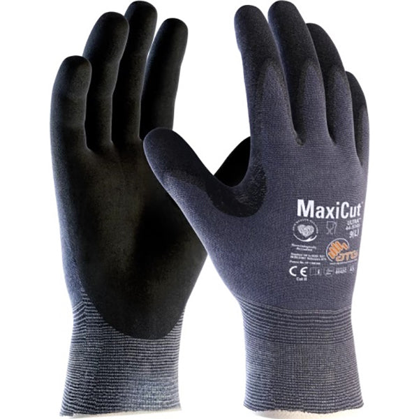 ATG GUANTI MOD. MAXICUT ULTRA A44-3745 COLORE NERO/BLU
