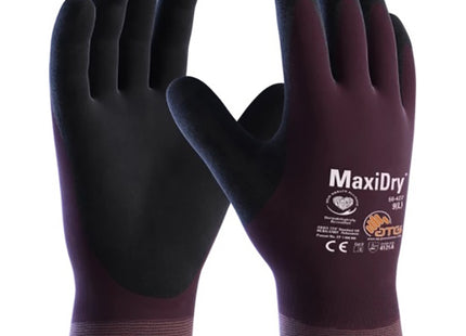 ATG GUANTI MOD. MAXIDRY A56-427 COLORE VIOLA/NERO/GRIGIO
