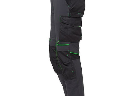 U-POWER PANTALONE IN TESSUTO ATOM COLORE ASPHALT GREY/GREEN