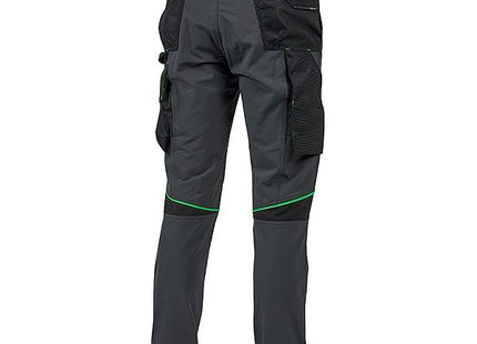 U-POWER PANTALONE IN TESSUTO ATOM COLORE ASPHALT GREY/GREEN