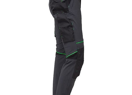 U-POWER PANTALONE IN TESSUTO ATOM COLORE ASPHALT GREY/GREEN