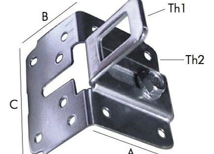 OM4 ATTACCAGLIA PER PENSILI REGOLABILE IN ACCIAIO ZINCATO ART.266