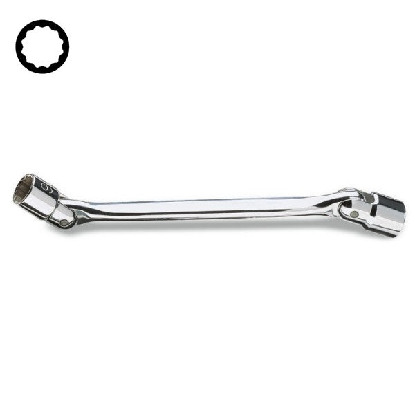 BETA    80 CHIAVE A BUSSOLA POLIGONALE SNODATA DOPPIA