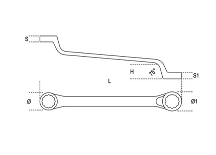 BETA    93 MM21X22 CHIAVE PER PONTEGGI