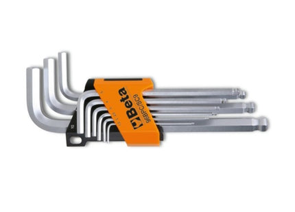 BETA    96BPC/SC9 SERIE 9 CHIAVI MASCHIO ESAGONALI PIEGATE SFERICHE(A24)