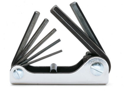 BETA    96N/G7 SERIE 7 CHIAVI MASCHIO ESAGONALI PIEGATE BRUNITE