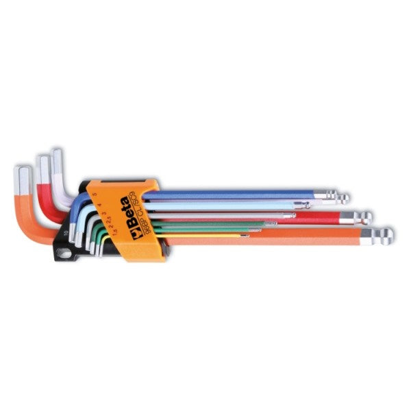 BETA    96BP-CL/SC9 SERIE 9 CHIAVI MASCHIO ESAGONALI COLORATE(A2024)
