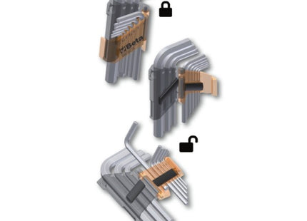 BETA    97BTX/SC8 SERIE 8 CHIAVI MASCHIO PIEGATE SFERICHE TORX(A2024)