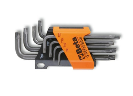 BETA    97RTX/SC8 SERIE 8 CHIAVI MASCHIO PIEGATE TAMPER RESISTANT TORX