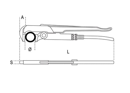 BETA   376 GIRATUBI MODELLO SVEDESE A 90°