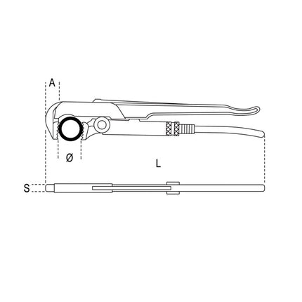BETA   376 GIRATUBI MODELLO SVEDESE A 90°