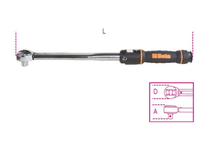 BETA   666N CHIAVE DINAMOMETRICA A SCATTO CON CRICCHETTO REVERSIBILE