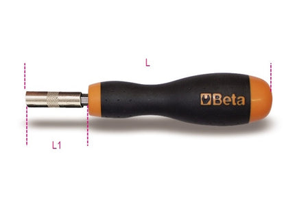 BETA   851 PORTAINSERTI BITS MAGNETICO CON IMPUGNATURA 1/4&quot;