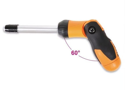 BETA   855P GIRAVITE PORTAINSERTI A CRICCHETTO E 7 INSERTI 1/4"(A2024)