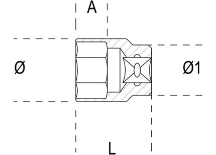 BETA   928A CHIAVE A BUSSOLA A MANO 3/4&quot; ESAGONALE