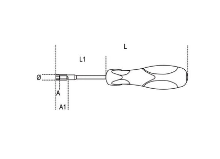 BETA   942BX CHIAVE A BUSSOLA ESAGONALE TIPO CORTO