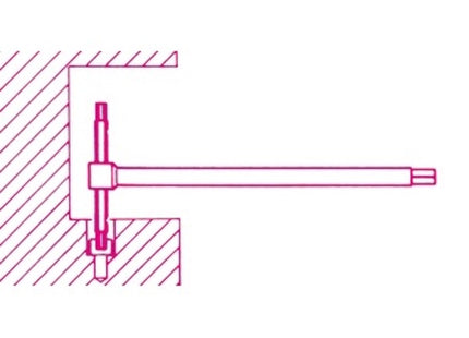 BETA   951 CHIAVE A T CON 3 ESTREMITA&apos; MASCHIO ESAGONALE