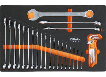 BETA BW2400SO7/E-M CASSETTIERA CON 7 CASSETTI + 309 UTENSILI ARANCIO