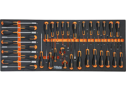 BETA BW2400SXLO9/E-XXL CASSETTIERA CON 9 CASSETTI + 716 UTENSILI ARANCIO