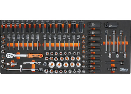 BETA BW2400SXLO9/E-XXL CASSETTIERA CON 9 CASSETTI + 716 UTENSILI ARANCIO
