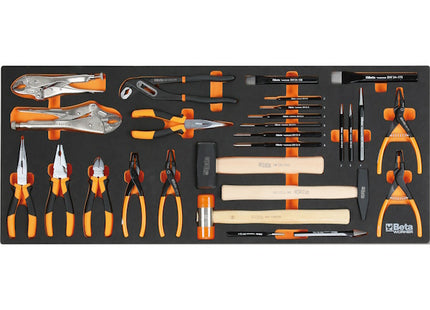 BETA BW2400SXLO9/E-XXL CASSETTIERA CON 9 CASSETTI + 716 UTENSILI ARANCIO