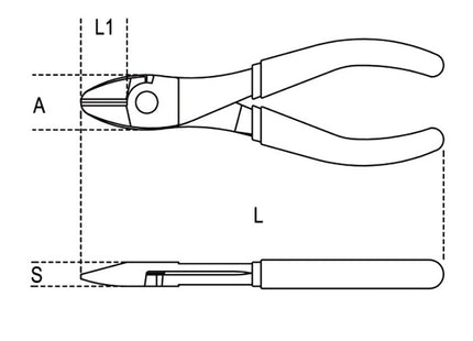 BETA  1084BM TRONCHESE A GRANDE EFFETTO A TAGLIENTI DIAGONALI
