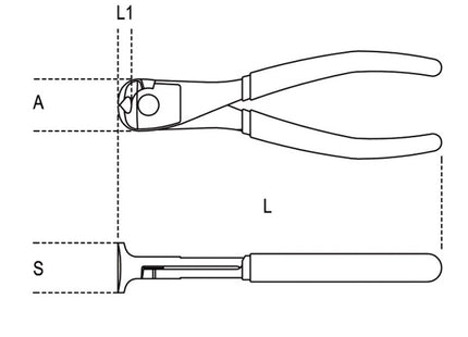 BETA  1088 TRONCHESE A GRANDE EFFETTO A TAGLIENTI FRONTALI