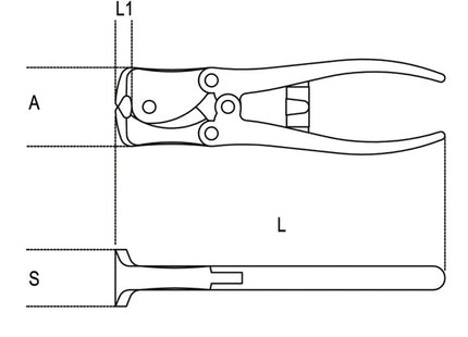 BETA  1092V TRONCHESE A DOPPIA LEVA A TAGLIENTI FRONTALI