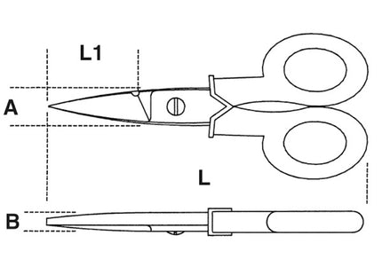 BETA  1128BMX FORBICI PER ELETTRICISTI LAME DIRITTE(A2024)