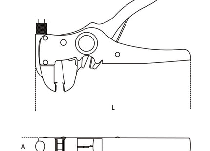 BETA  1148B PINZA SPELLAFILI AUTOREGOLABILE MM190