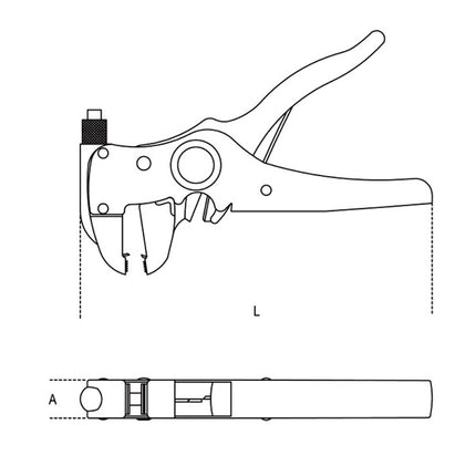 BETA  1149F PINZA SPELLAFILI FRONTALE AUTOREGOLABILE (A2024)