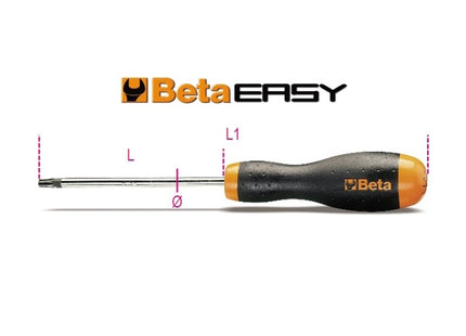 BETA  1207TX GIRAVITE PER VITI TORX