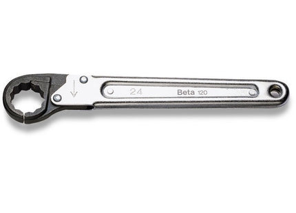 BETA   120 CHIAVE POLIGONALE APERTA A CRICCHETTO