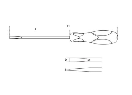 BETA  1294 GIRAVITE PUNTA A TAGLIO LAMA PARALLELA