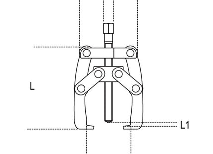BETA  1506 ESTRATTORE AUTOSERRANTE A 2 GRIFFE