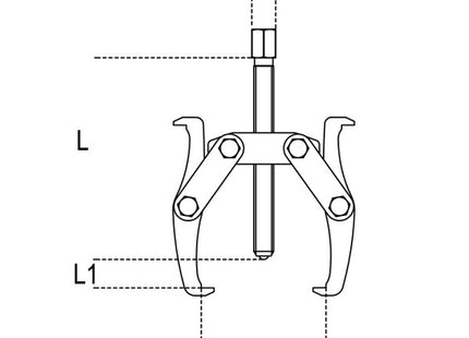 BETA  1520/1 ESTRATTORE A 2 GRIFFE REVERSIBILI