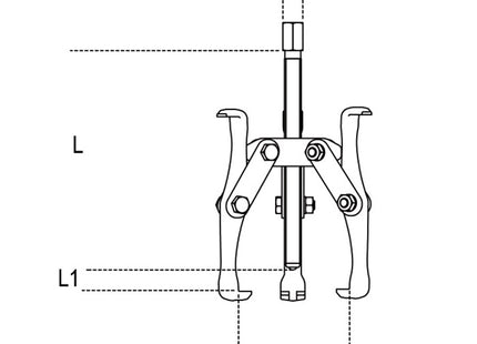 BETA  1521/1 ESTRATTORE A 3 GRIFFE REVERSIBILI