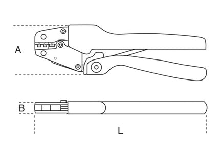 BETA  1609A PINZA PER CAPICORDA NON ISOLATI